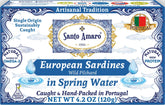 Santo Amaro front can showing label and easy-open lid for convenience