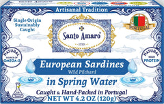 Santo Amaro front can showing label and easy-open lid for convenience