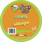 Sapo's Miches front label showing mango chamoy appeal and brand trust