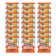 Sapporo Ichiban front packaging showing product and serving suggestion, quick meal appeal