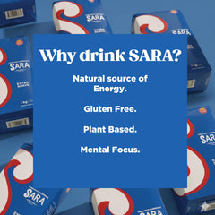 SARA open bag revealing finely milled yerba mate leaves for consistent balanced flavor