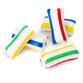 Sarah's Candy Factory front package showing resealable 1-lb bag and bright stripes benefits freshness