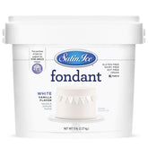 Satin Ice pail front view showing product and clean finish benefit