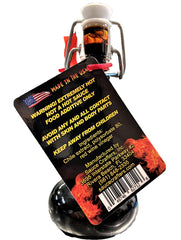 Sauce Crafters closeup of label detailing 2 million Scoville Units for clarity
