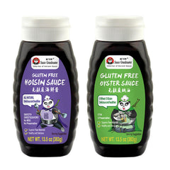 Sauce Grandmaster bundle front packaging showing both gluten-free sauces and convenience