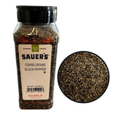 Sauer's canister front view showing brand and easy-access bulk packaging benefit