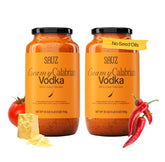 Sauz front packaging 25 oz jar showing label and clean-ingredient benefit