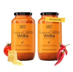 Sauz front packaging 25 oz jar showing label and clean-ingredient benefit