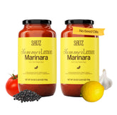 Sauz jar front packaging showing label and bright lemon accent benefits