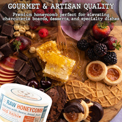 Savannah Bee Company honeycomb spread on toast adding natural sweetness and texture
