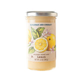Savannah Bee Company jar front showing whipped lemon honey label and 12 oz size benefit