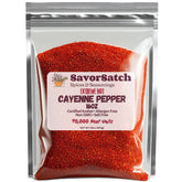 SavorSatch front pouch showing resealable packaging and one‑pound label for freshness