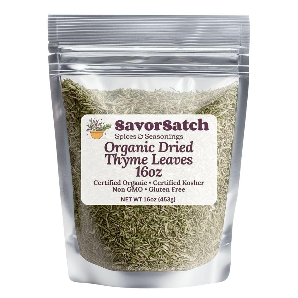 SavorSatch front pouch showing organic label and convenience benefit