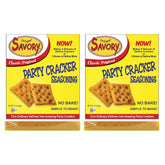 Savory Fine Foods front packaging showing two 1.4 oz packets and product name benefits