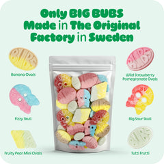 Scandylicious skull-shaped candy detail showcasing playful design and visual appeal