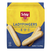 Schär front packaging showing gluten-free ladyfingers for convenient dessert base