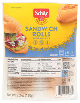 Schär roll front packaging showing brand and product clarity for shoppers