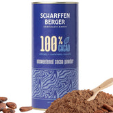 Scharffen Berger front canister showing packaging and premium look