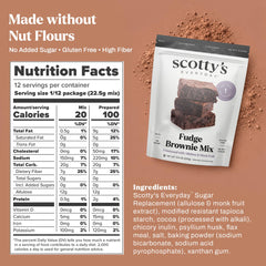 Scotty's Everyday close-up of moist brownie texture highlighting indulgent bite