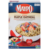 SCOVEE Maypo front packaging showing maple oatmeal cups and servings benefit quick breakfasts