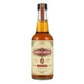 Scrappy's front label showing organic orange bitters and brand clarity