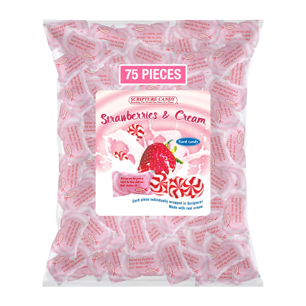 SCRIPTURE CANDY front packaging showing one‑pound resealable bag and brand