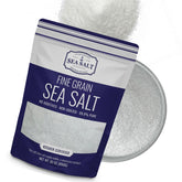 Sea Salt Superstore front packaging showing 30 oz bag and clear branding benefits