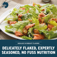 SeaBear Pink salmon close-up showing tender flakes and mild flavor