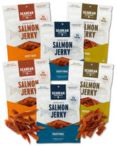 SeaBear front packaging 6-pack showing variety and portability