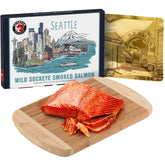 SeaBear front packaging showing Seattle skyline and gift-ready design