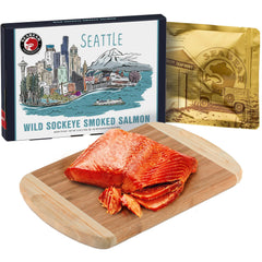SeaBear front packaging showing Seattle skyline and gift-ready design