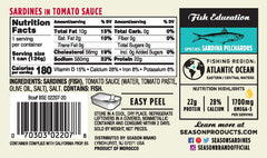 SEASON close-up of sardine fillet texture highlighting meaty quality