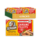SEASON front packaging showing six-pack and product benefits
