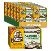 SEASON front packaging showing 4.37 oz can and brand for pantry convenience