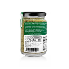 Seasonello sprinkled on roasted vegetables enhancing flavor and color