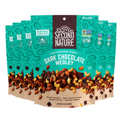 Second Nature front packaging showing six resealable pouches and product branding benefit portability