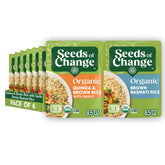 SEEDS OF CHANGE front pack variety pack showing two rice flavors and organic badge