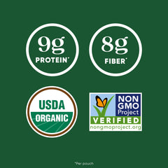 SEEDS OF CHANGE open pouch steaming rice ready in 90 seconds for fast meals
