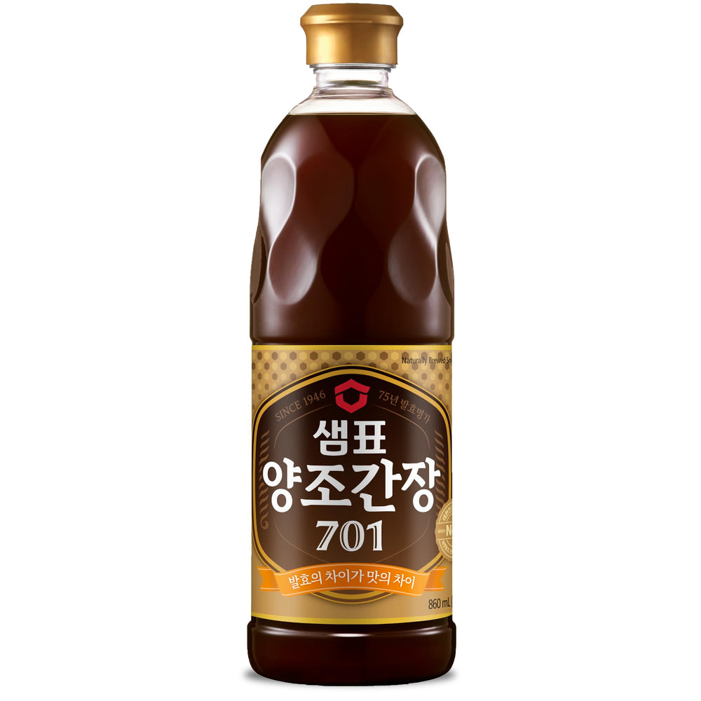 Sempio 701 front label showing premium Korean soy sauce and brand clarity