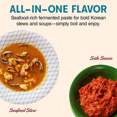 Sempio used in simmering stew pot, enhancing broth with deep savory flavor