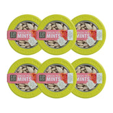 SENCHA NATURALS front tin showing pink dragonfruit label and compact size benefit