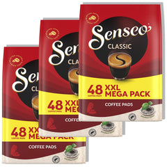 Senseo front packaging showing product and convenience
