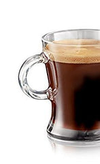Senseo pods in machine brewing with cup beneath showing fast single-serve convenience and strong flavor