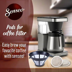 Senseo pods in open bag for easy storage and freshness preservation