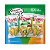 Sensible Portions front packaging showing variety pack and convenient polybag benefits