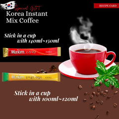 Seoullog Korea instant coffee sample sticks boxed for quick chocolate drinks