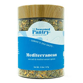 Session Sarah's Sea Salt front jar view showing label and convenient 4 oz size, enhances seasoning
