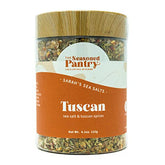 Session Sarah's Tuscan Salt front jar showing label and 4 oz size, adds Italian flavor