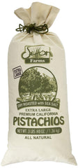 Setton Farms burlap bag front view showing rustic gift-ready packaging and freshness