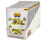 Setton Farms front packaging showing eight resealable 5oz pouches and brand benefit